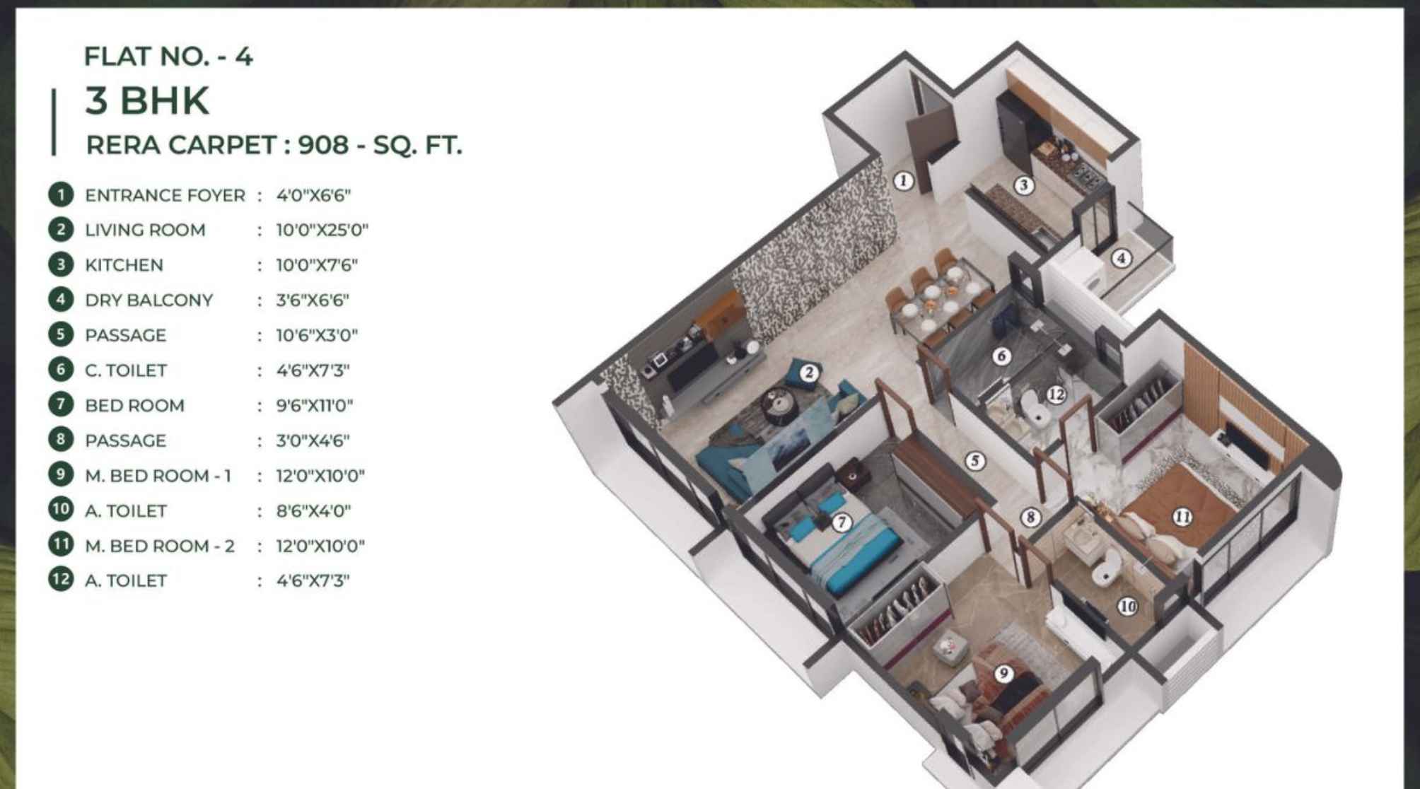 Gurukrupa-gyanam-Floor-Plan-3-BHK-908-sqft